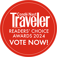 Conde Nast Traveler Reader's Choice Awards 2024 badge - Vote Now